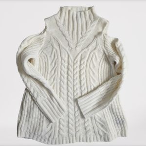 Nicole by Nicole Miller Women's Fisherman Sweater size Large